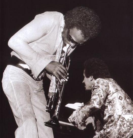 Miles Davis and Keith Jarrett